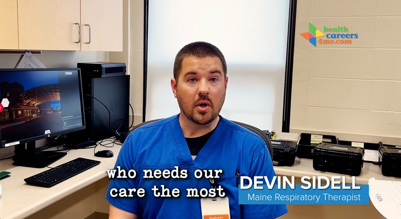 Devin Sidell: What’s a typical day like for a respiratory therapist?